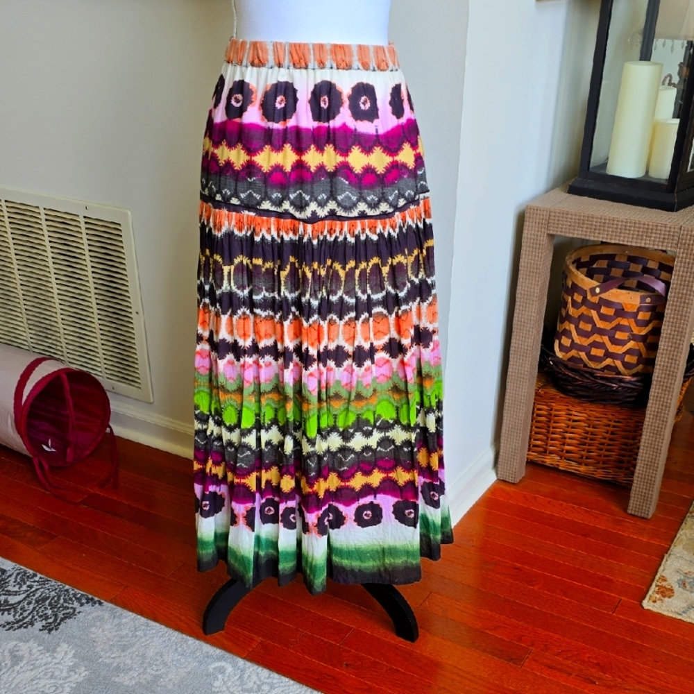 L.A. Blues Multicolor Tiedye Maxi Skirt